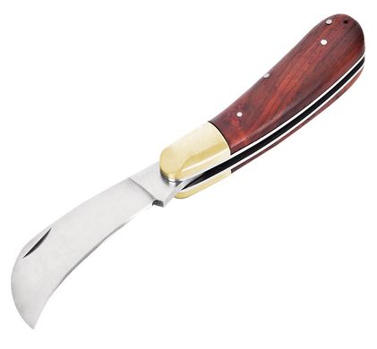 Нож складной, деревянная ручка Truper 200 мм